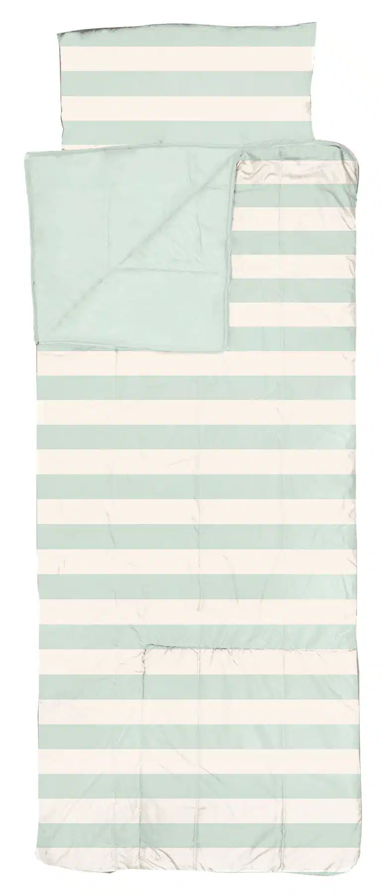 JD230121 Sleeping bag BLOCK STRIPE celadon-white 2