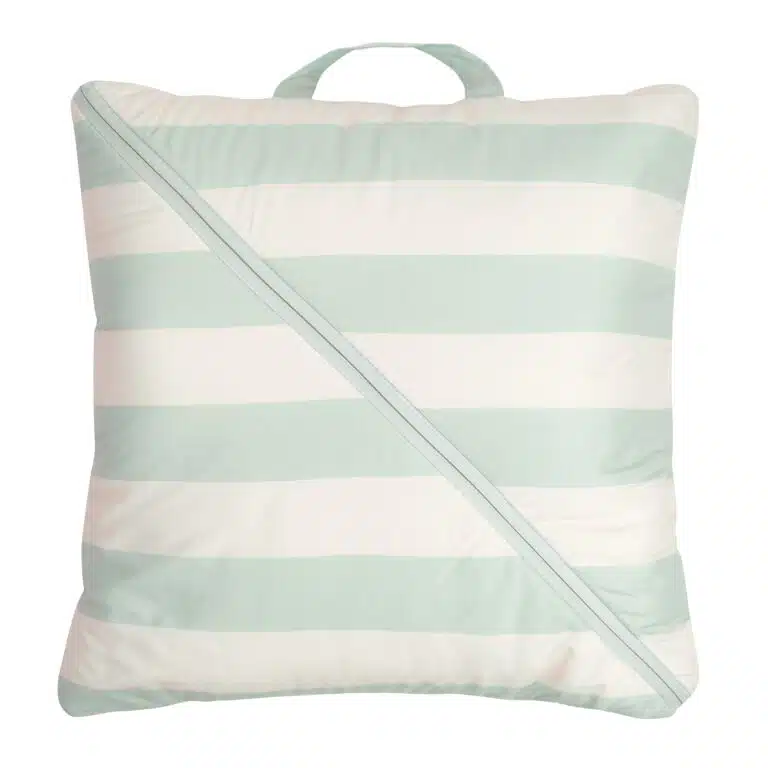 JD230121 Sleeping bag BLOCK STRIPE celadon-white